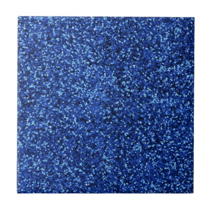 Deep Blue Glitzer Fliese