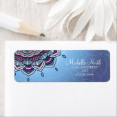 Deep Blue Glow Mandala ID361 (Insitu)