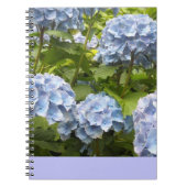 Deep Blue Hydrangeas Notizblock (Vorderseite)