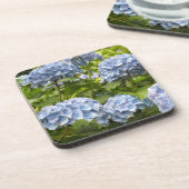 Deep Blue Hydrangeas Untersetzer (Linke Seite)