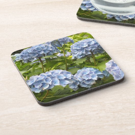 Deep Blue Hydrangeas Untersetzer (Linke Seite)