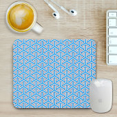 Deep Blue Japanese Pattern Mouse Pad Mousepad