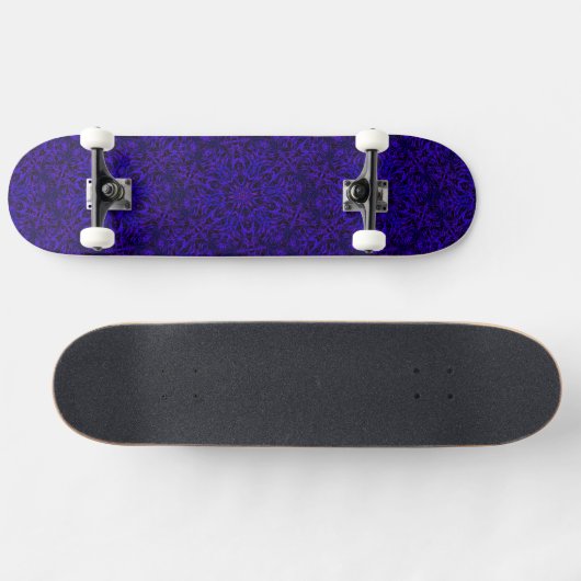 Deep Blue Kaleidoscope Dreams Skateboard (Horizontal)