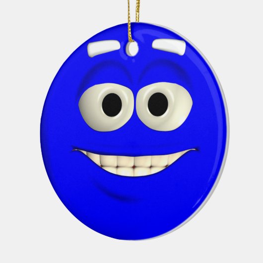 Deep Blue Keramikornament (Links)