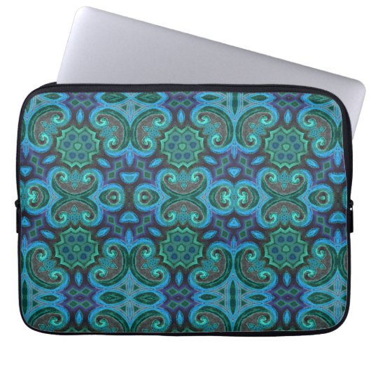 Deep Blue Laptopschutzhülle (Vorderseite)