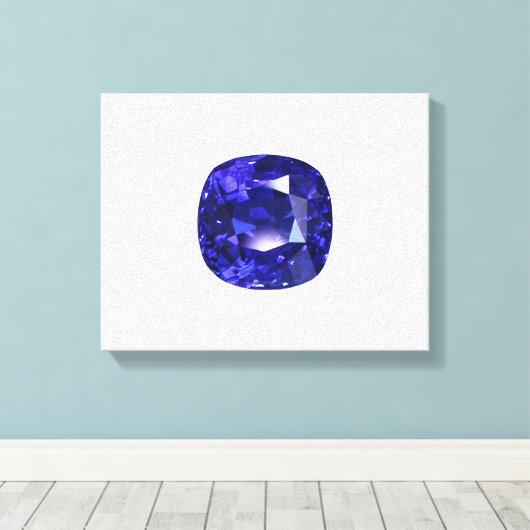 Deep Blue Leinwanddruck (Insitu (Holzboden))