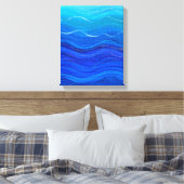 Deep Blue Leinwanddruck (Insitu (Schlafzimmer))