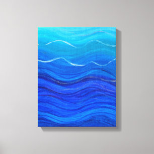 Deep Blue Leinwanddruck