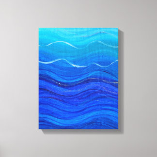 Deep Blue Leinwanddruck