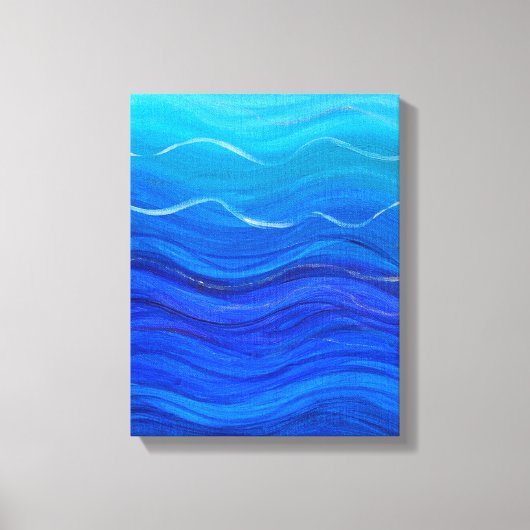 Deep Blue Leinwanddruck (Vorderseite)