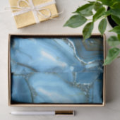 Deep Blue Marble Seidenpapier (Geschenk)