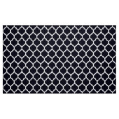Deep Blue marokkanischer Gitter Quatrefolienmuster Stoff (Fat Quarter (45,7 x 55,9 cm))