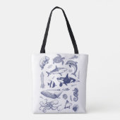 Deep Blue Menagerie Tasche (Rückseite)