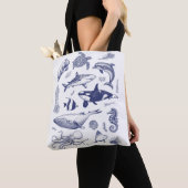 Deep Blue Menagerie Tasche (Von Nahem)