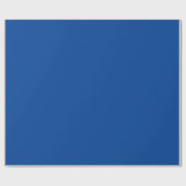 Deep Blue Minimalistisch Geschenkpapier (Flach)
