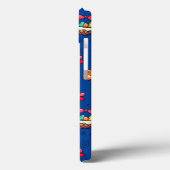 Deep Blue Oaster Muster Handy Case (Rückseite / Links)