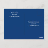 Deep Blue Ocean Foto Christlich Neujahr biblisch Postkarte (Rückseite)