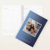 Deep Blue Ombre Two Foto Planner Planer (Anzeige)