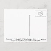 Deep Blue Postkarte (Rückseite)