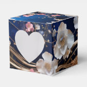 Deep Blue Scatter-Blume Geschenkschachtel (Vorderseite)