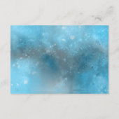 Deep Blue Sea Summer Wedding Card Begleitkarte (Rückseite)