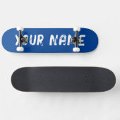 Deep Blue Skateboard (Horizontal)