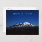 Deep Blue Sky Mount St Helens Postcard Postkarte (Vorne/Hinten)