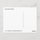 Deep Blue Sky Mount St Helens Postcard Postkarte (Rückseite)