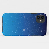 Deep Blue Starry Night Sky Case-Mate iPhone Hülle (Rückseite (Horizontal))