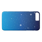 Deep Blue Starry Night Sky Case-Mate iPhone Hülle (Rückseite (Horizontal))