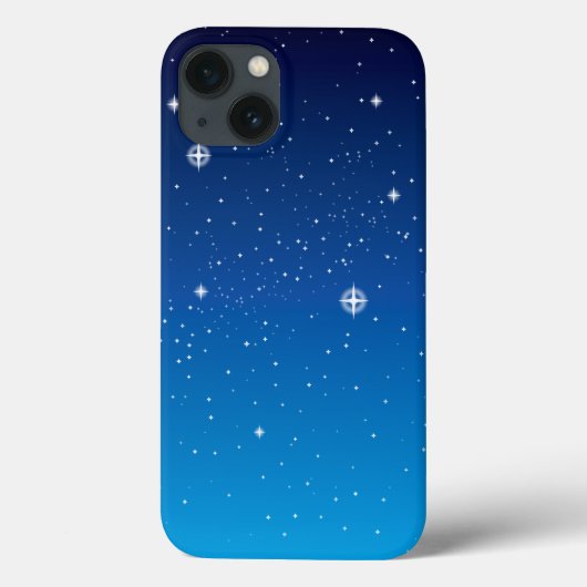 Deep Blue Starry Night Sky Case-Mate iPhone Hülle (Rückseite)