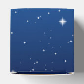 Deep Blue Starry Night Sky Geschenkschachtel (Oben)