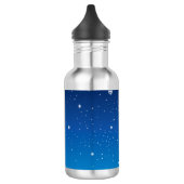 Deep Blue Starry Night Sky Trinkflasche (Links)
