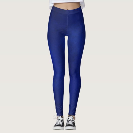 Deep Blue To Match Henna Mandala Tank Top Leggings (Vorderseite)
