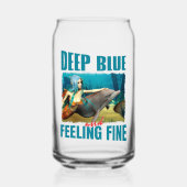 Deep Blue und Gefühl Fine Mermaid und Dolphin Dosenglas (Vorderseite)