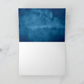 Deep Blue Vielen Dank Dankeskarte (Innenseite)