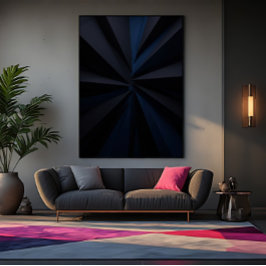 Deep Blue Vortex Leinwanddruck