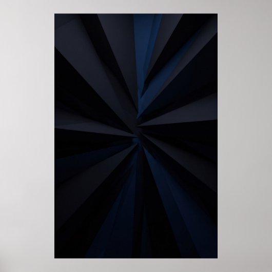 Deep Blue Vortex Poster (Vorne)