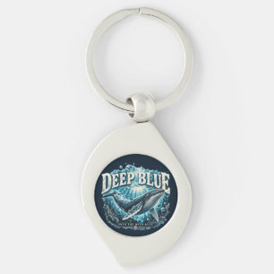 DEEP BLUE Wal-Ozean-Abenteuer-Schlüsselanhänger Schlüsselanhänger