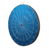 Deep Blue Water und TIny Bubbles Dartscheibe (Vorderseite rechts)