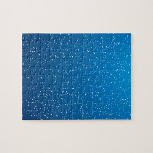 Deep Blue Water und TIny Bubbles Puzzle (Horizontal)