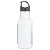Deep Blue White Star Trinkflasche (Rückseite)