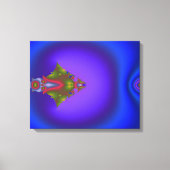 Deep Bluish Fraktal Leinwanddruck (Vorderseite)