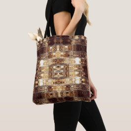 Deep Brown Abstrakt Tote Bag Tasche