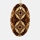 Deep Brown Stars Ornament (Rechts)