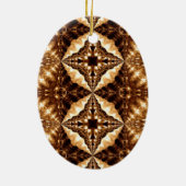 Deep Brown Stars Ornament (Hinten)