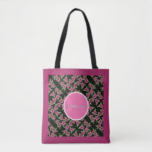 Deep Burgundy Gemustert Tasche