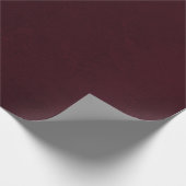 Deep Burgundy Plum Geschenkpapier (Ecke)