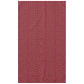 Deep Burgundy Red Birds Pattern Holiday Tableclout Tischdecke (Vorderseite)