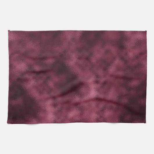 Deep Burgundy Red Christmas Geschirrtuch (Horizontal)
